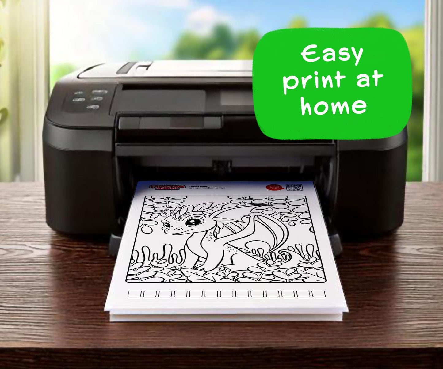 Cute Dragons Coloring Pages – Set 3 (10 Printable Coloring Pages) for Kids & Adults