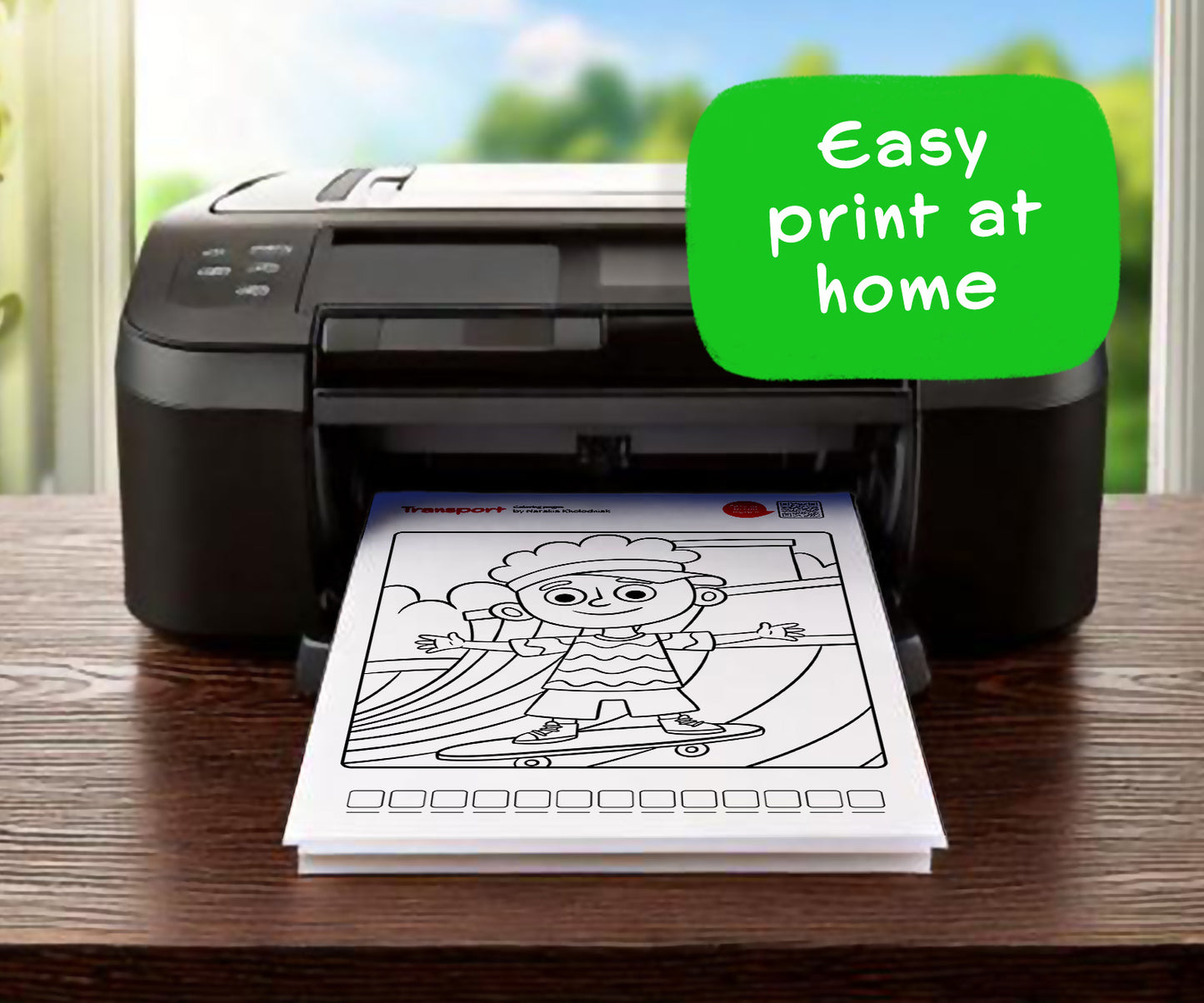 Transport – Set 3 (12-Page) Printable Coloring Book for Kids & Adults for Fun and Relax